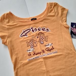 Y2K F.A.N.G ORANGE SHORT SLEEVE!